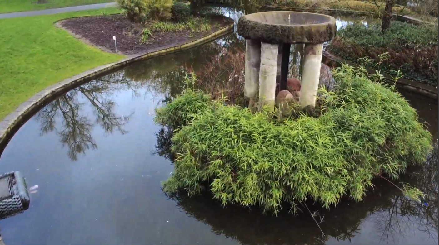 Heritage garden fountain inspection