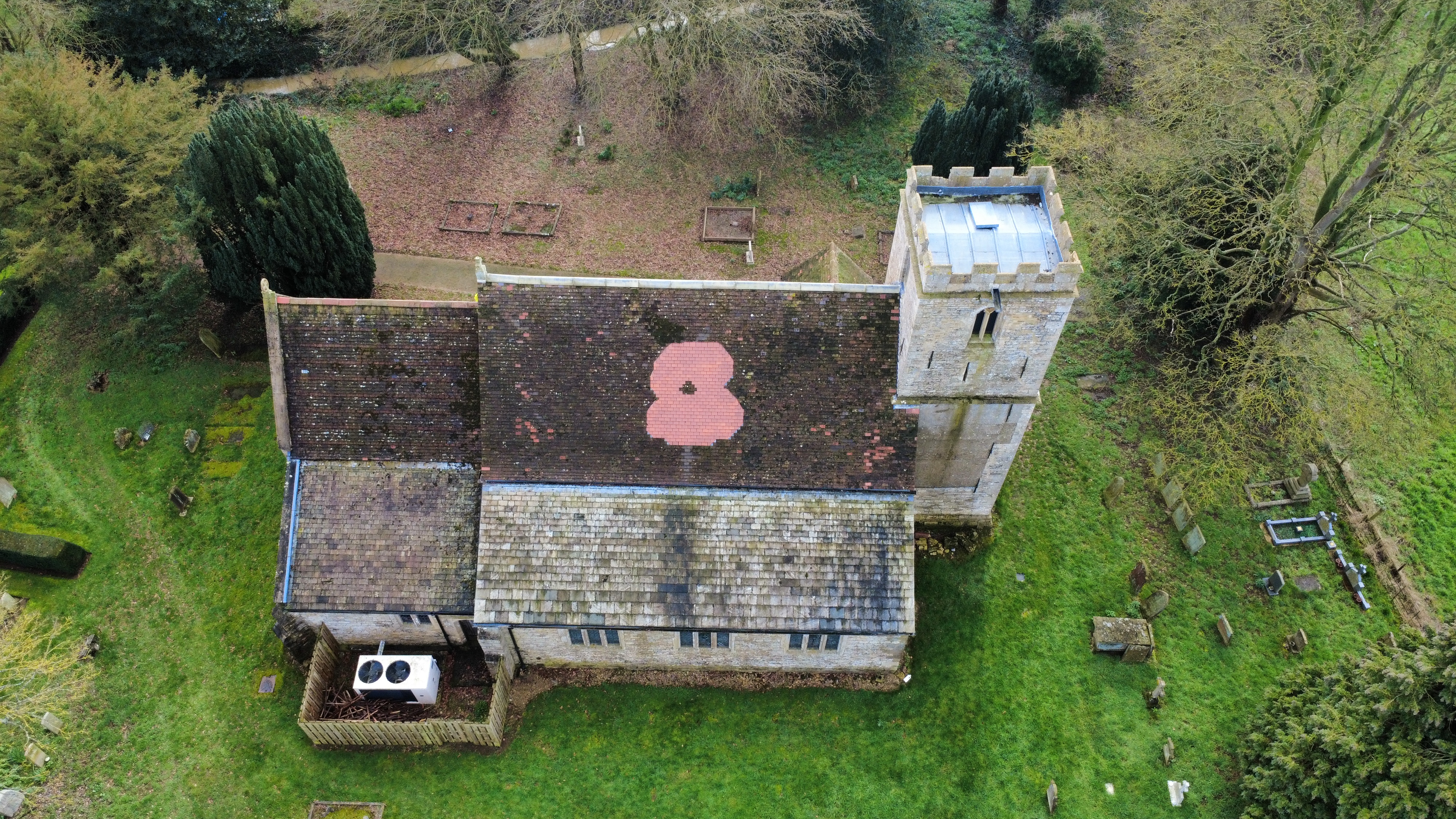 Scampton Church tower survey